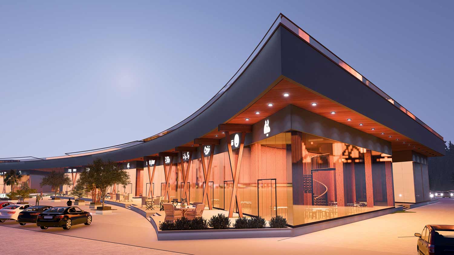 معماری مجموعه تجاری تفریحی