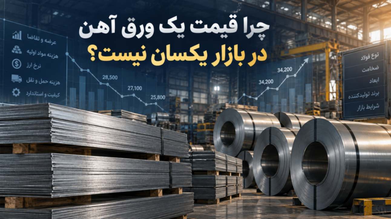 چرا قیمت یک ورق آهن در بازار یکسان نیست؟