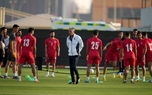 تمرین تیم ملی فوتبال ایران پیش از دیدار مقابل انگلستان