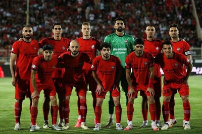 عکس | بازیکن تراکتور هم هلال احمری شد